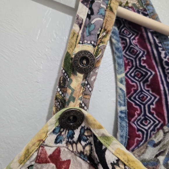 Sacred Threads Patchwork Overalls - Picture 3 of 4
